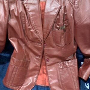 Women's Brown Leather Jacket